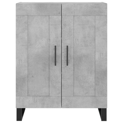 Příborník Betonově Šedý 69,5 X 34 X 90 Cm Kompozitní Dřevo