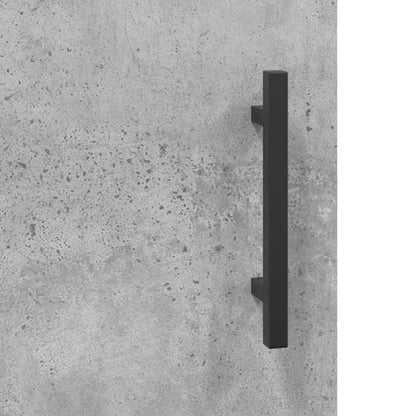 Příborník Betonově Šedý 69,5 X 34 X 90 Cm Kompozitní Dřevo
