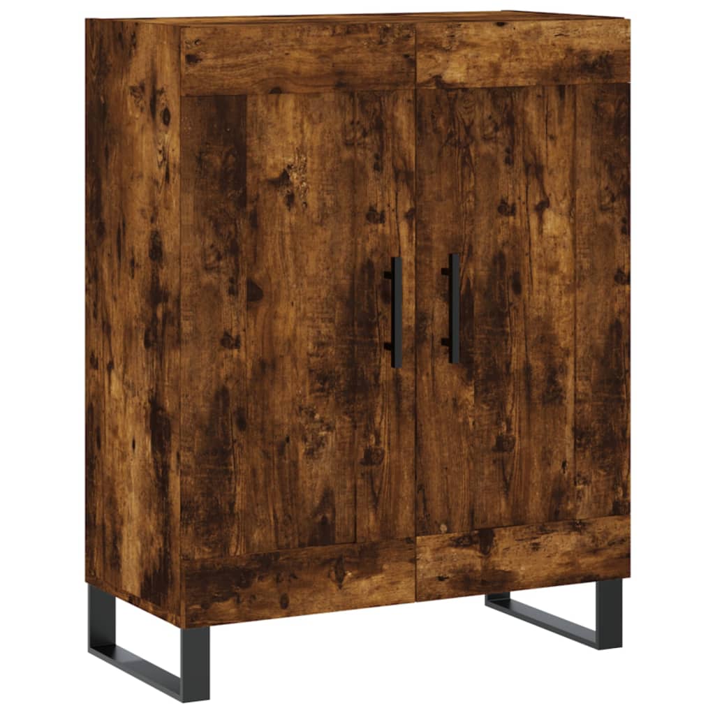 Příborník Kouřový Dub 69,5 X 34 X 90 Cm Kompozitní Dřevo