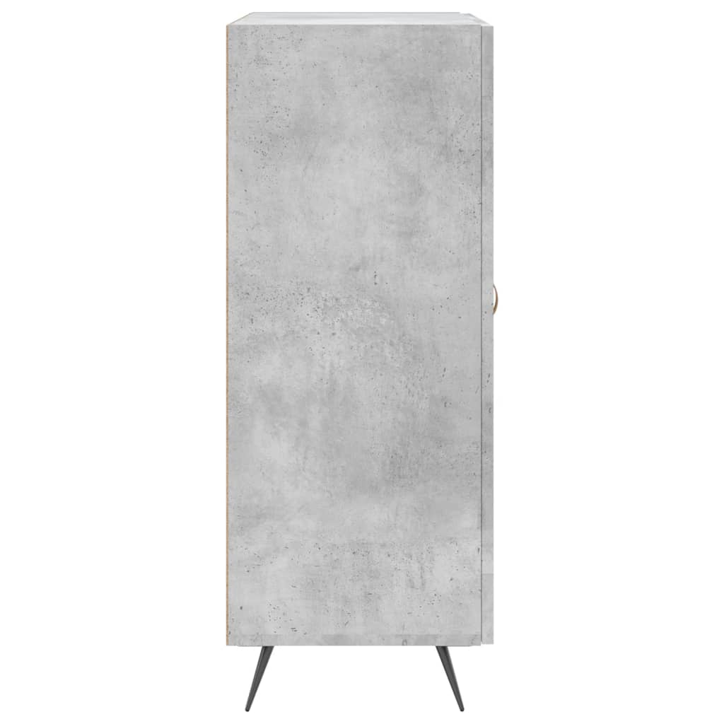 Příborník Betonově Šedý 69,5 X 34 X 90 Cm Kompozitní Dřevo