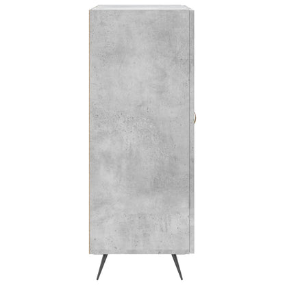 Příborník Betonově Šedý 69,5 X 34 X 90 Cm Kompozitní Dřevo