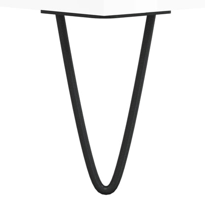 Příborník Bílý S Vysokým Leskem 69,5X34X90 Cm Kompozitní Dřevo