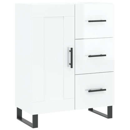 Příborník Bílý S Vysokým Leskem 69,5X34X90 Cm Kompozitní Dřevo