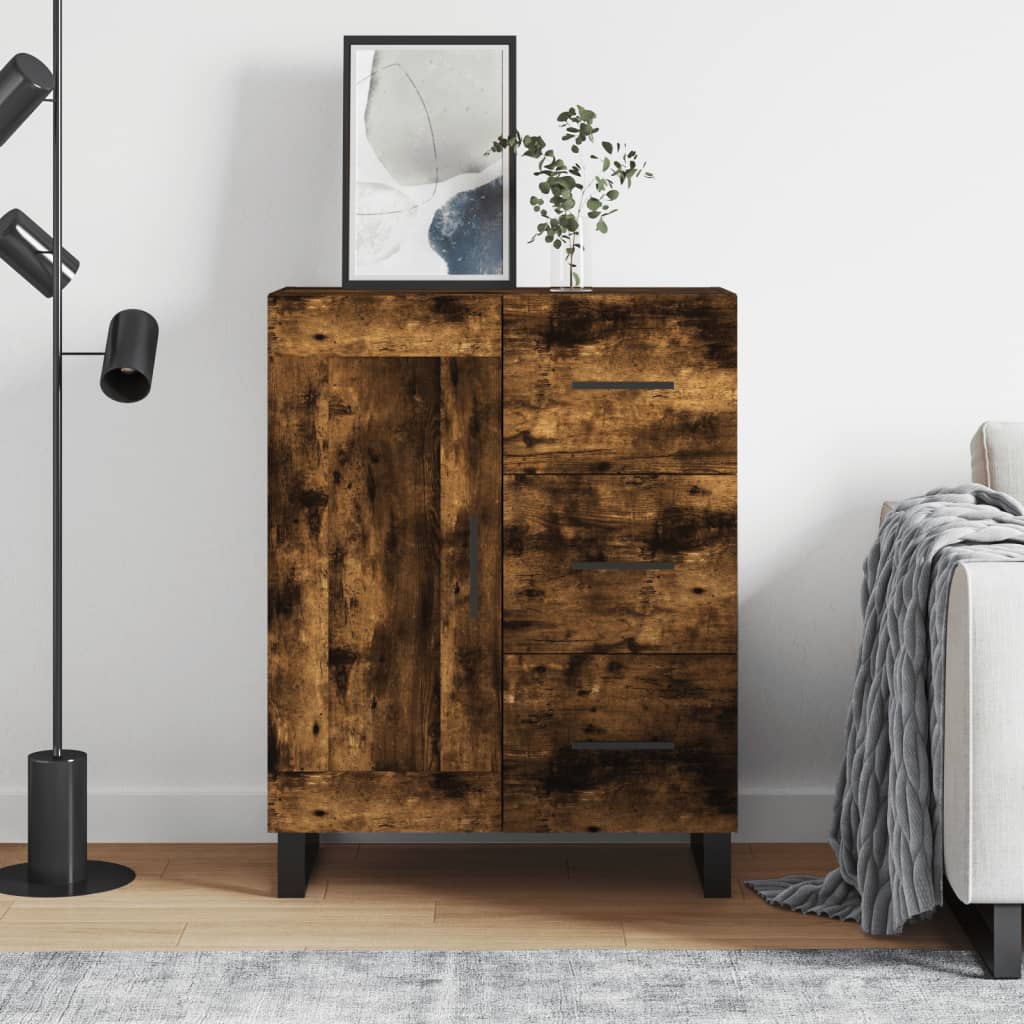 Příborník Bílý S Vysokým Leskem 69,5X34X90 Cm Kompozitní Dřevo