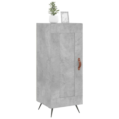 Příborník Betonově Šedý 34,5 X 34 X 90 Cm Kompozitní Dřevo