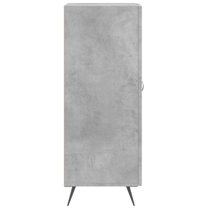 Příborník Betonově Šedý 34,5 X 34 X 90 Cm Kompozitní Dřevo
