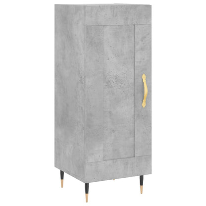 Příborník Betonově Šedý 34,5 X 34 X 90 Cm Kompozitní Dřevo