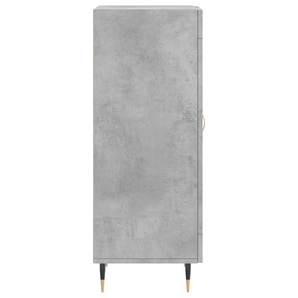 Příborník Betonově Šedý 34,5 X 34 X 90 Cm Kompozitní Dřevo