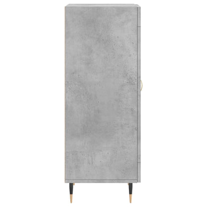 Příborník Betonově Šedý 34,5 X 34 X 90 Cm Kompozitní Dřevo