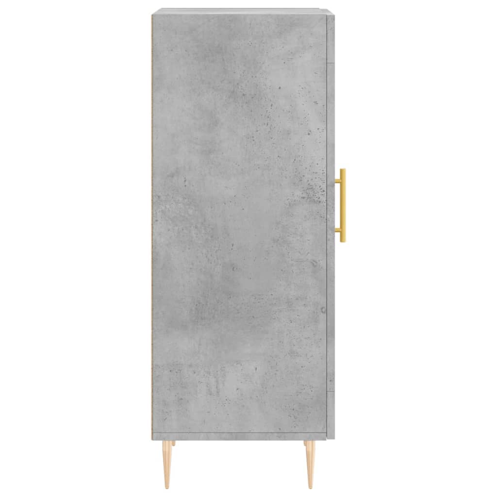 Příborník Betonově Šedý 34,5 X 34 X 90 Cm Kompozitní Dřevo