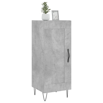 Příborník Betonově Šedý 34,5 X 34 X 90 Cm Kompozitní Dřevo