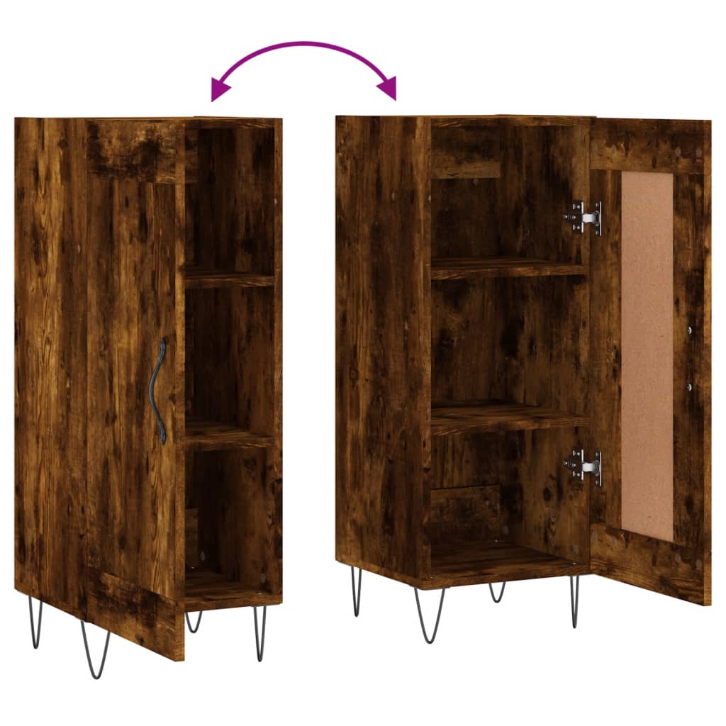 Příborník 34,5 X 34 X 90 Cm Kompozitní Dřevo