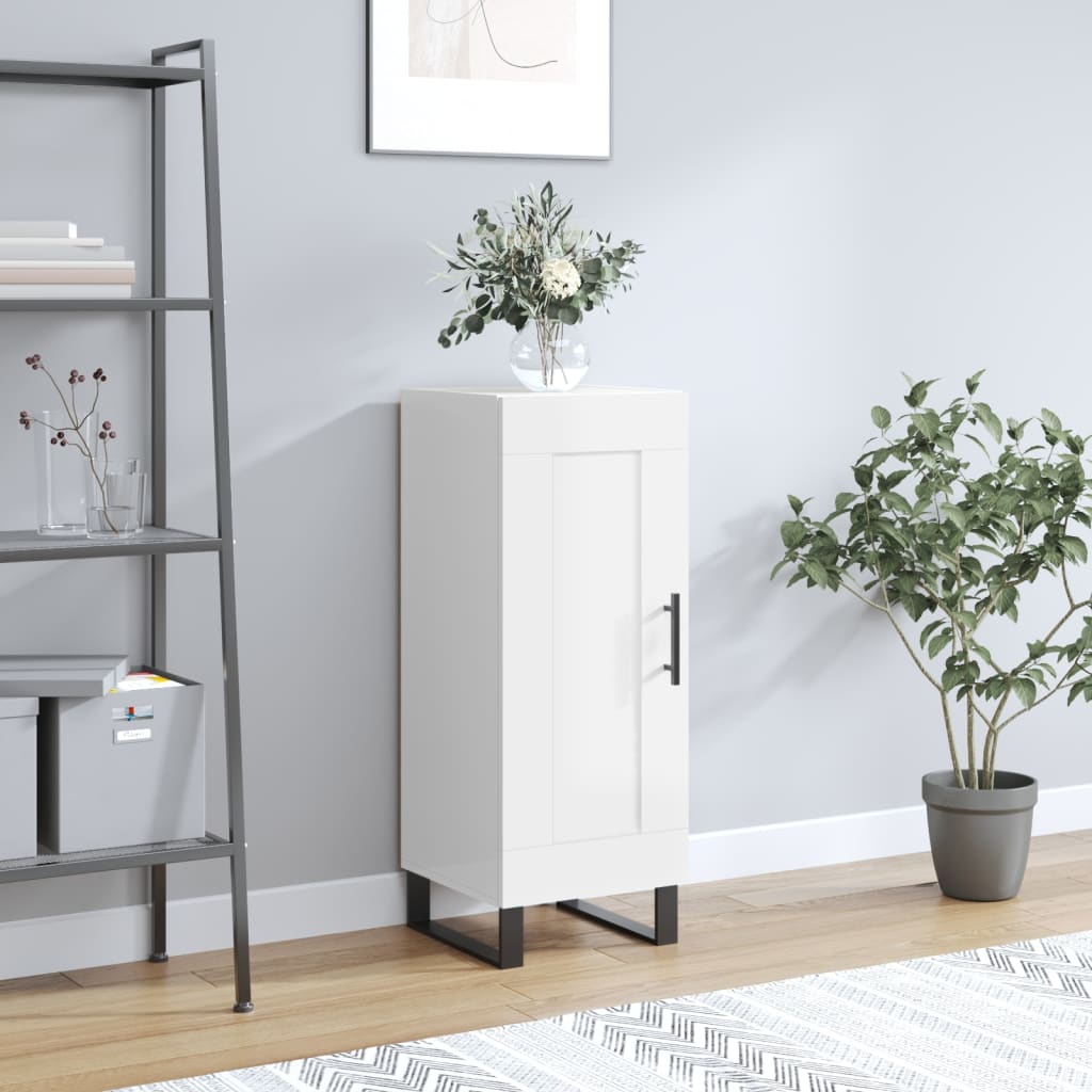 Příborník Šedý Sonoma 34,5 X 34 X 90 Cm Kompozitní Dřevo