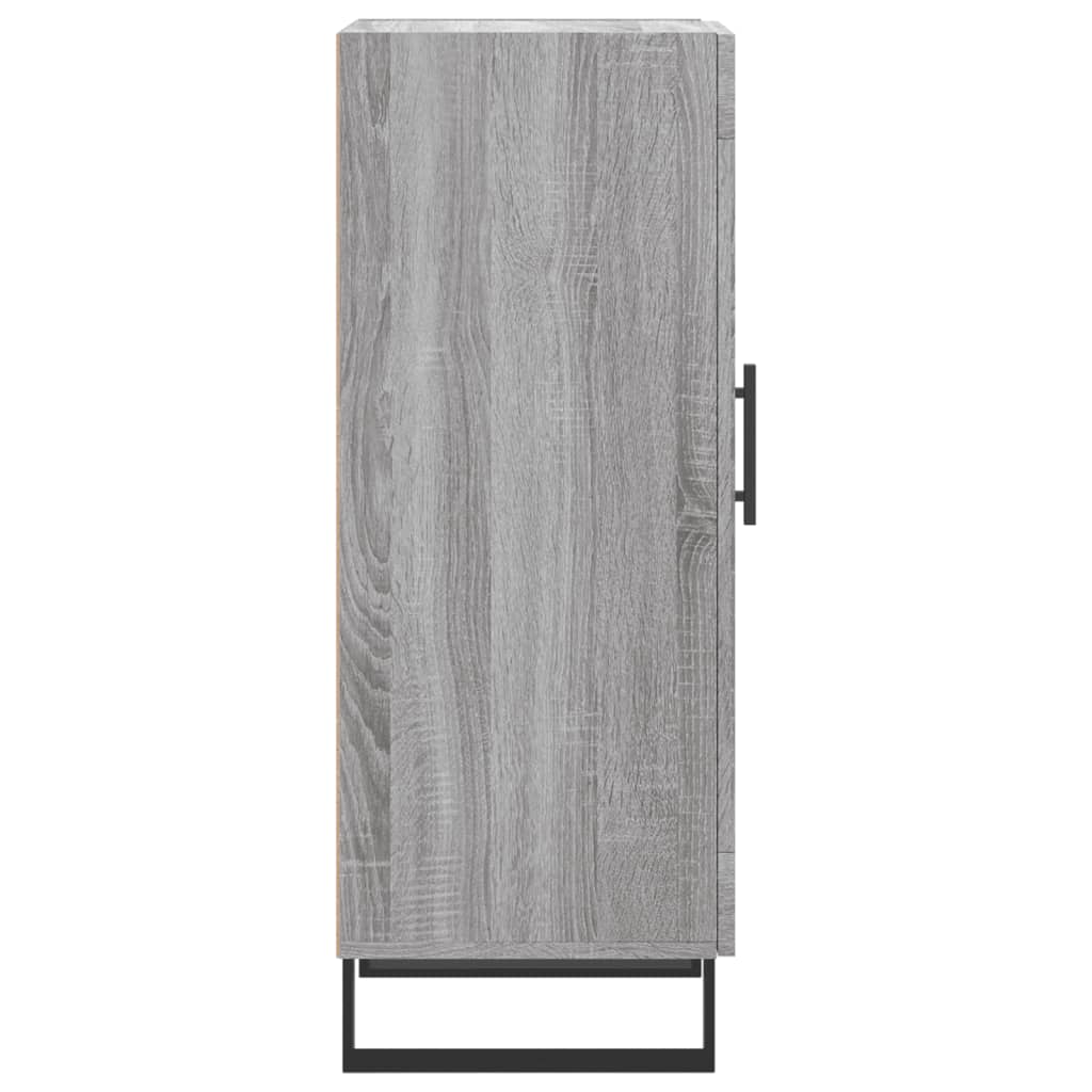 Příborník Šedý Sonoma 34,5 X 34 X 90 Cm Kompozitní Dřevo
