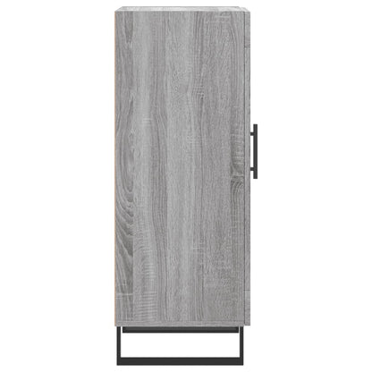 Příborník Šedý Sonoma 34,5 X 34 X 90 Cm Kompozitní Dřevo