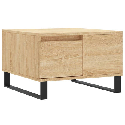 Konferenční Stolek Dub Sonoma 55X55X36,5 Cm Kompozitní Dřevo