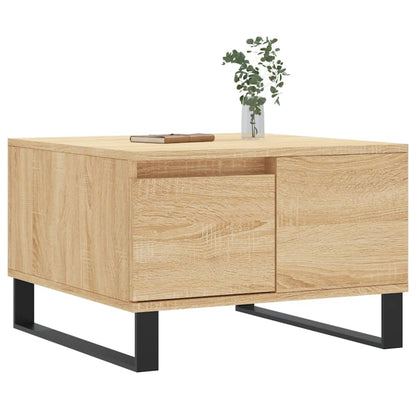 Konferenční Stolek Dub Sonoma 55X55X36,5 Cm Kompozitní Dřevo