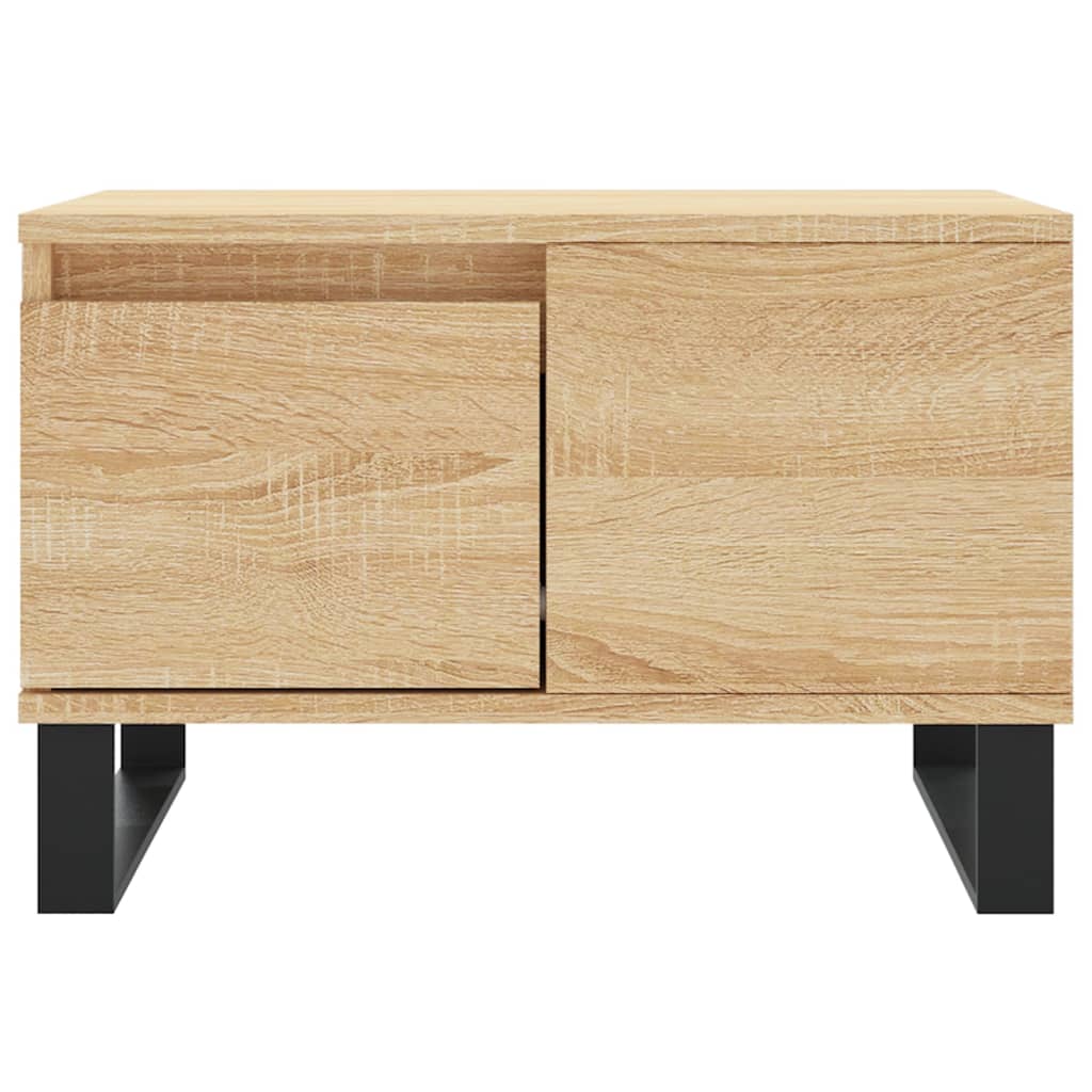 Konferenční Stolek Dub Sonoma 55X55X36,5 Cm Kompozitní Dřevo