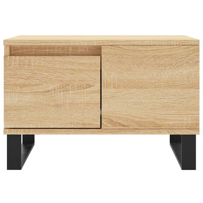 Konferenční Stolek Dub Sonoma 55X55X36,5 Cm Kompozitní Dřevo