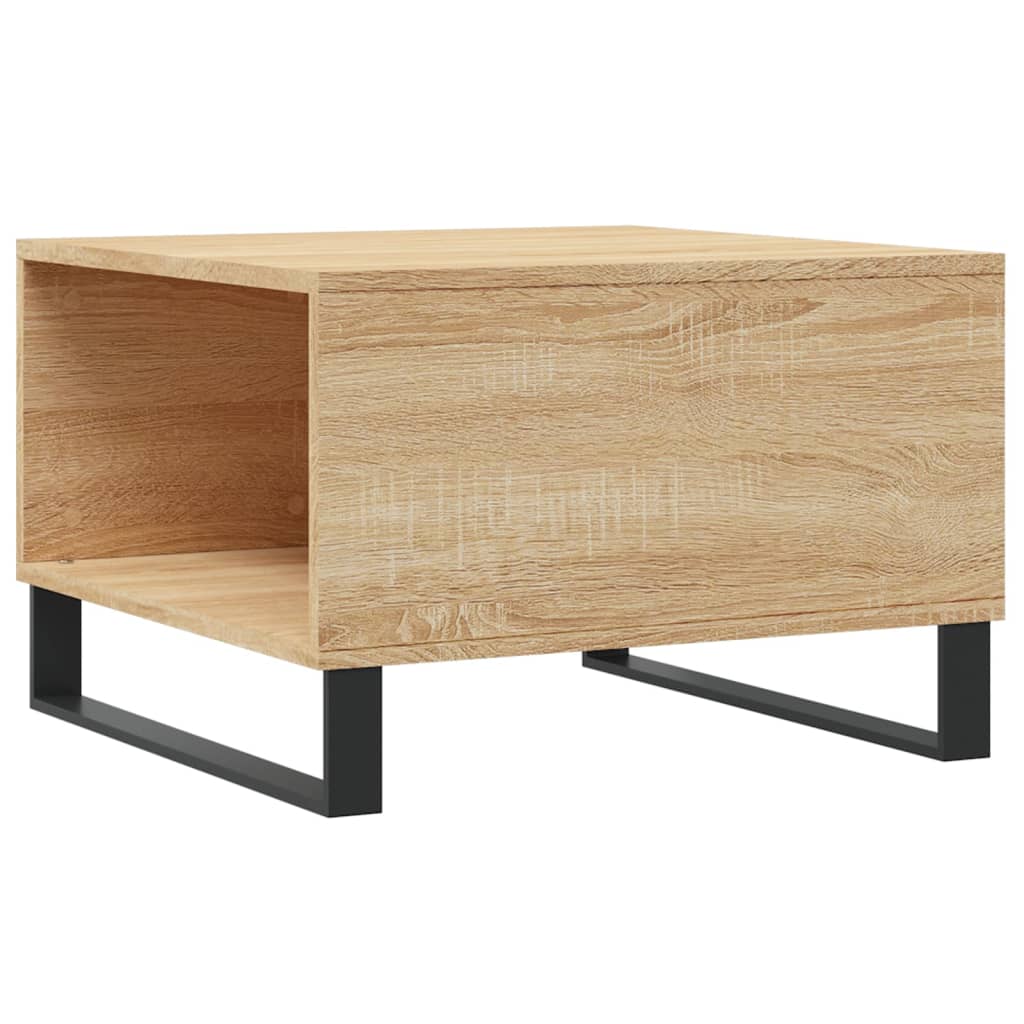 Konferenční Stolek Dub Sonoma 55X55X36,5 Cm Kompozitní Dřevo
