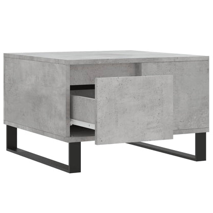 Konferenční Stolek Betonově Šedý 55X55X36,5 Cm Kompozitní Dřevo