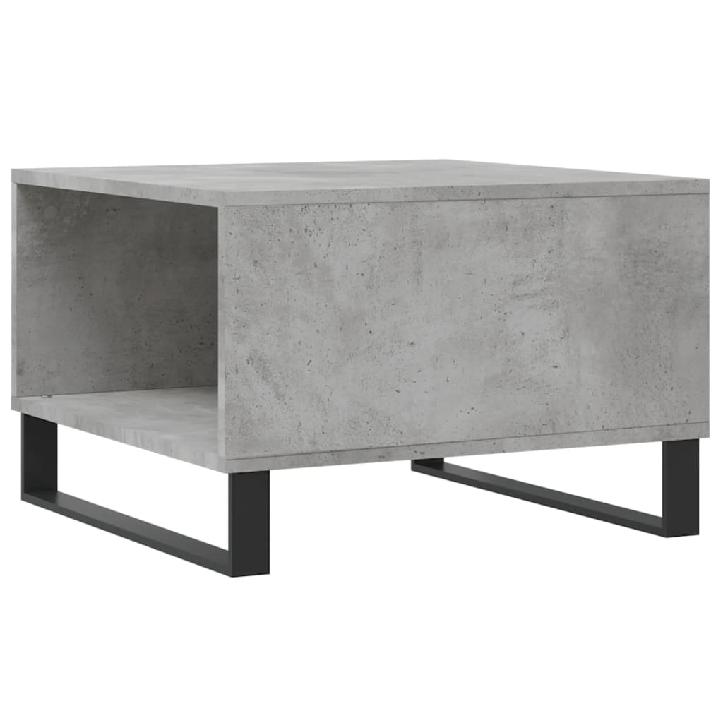 Konferenční Stolek Betonově Šedý 55X55X36,5 Cm Kompozitní Dřevo