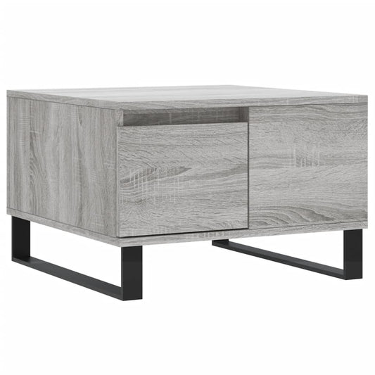 Konferenční Stolek Šedý Sonoma 55X55X36,5 Cm Kompozitní Dřevo