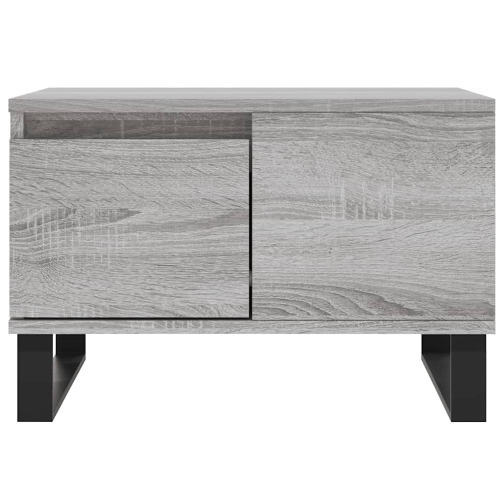 Konferenční Stolek Šedý Sonoma 55X55X36,5 Cm Kompozitní Dřevo