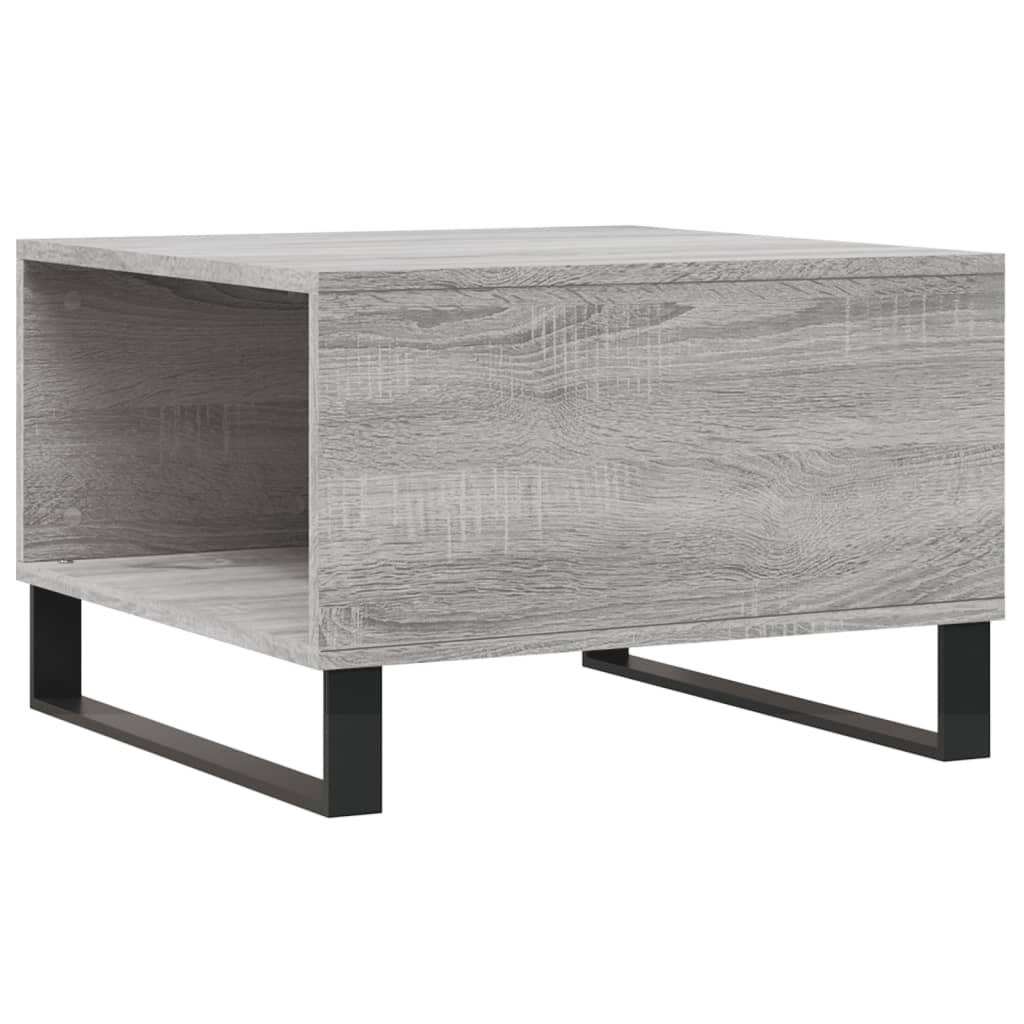 Konferenční Stolek Šedý Sonoma 55X55X36,5 Cm Kompozitní Dřevo