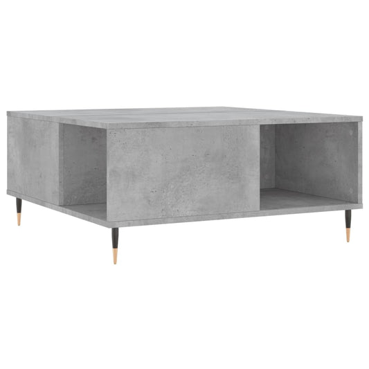 Konferenční Stolek Betonově Šedý 80X80X36,5 Cm Kompozitní Dřevo