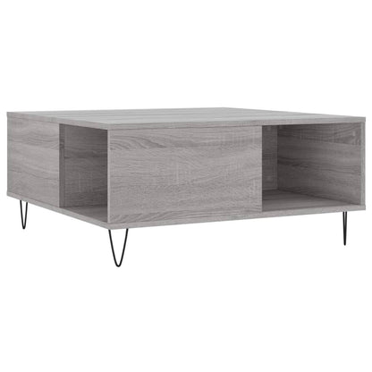Konferenční Stolek Šedý Sonoma 80X80X36,5 Cm Kompozitní Dřevo