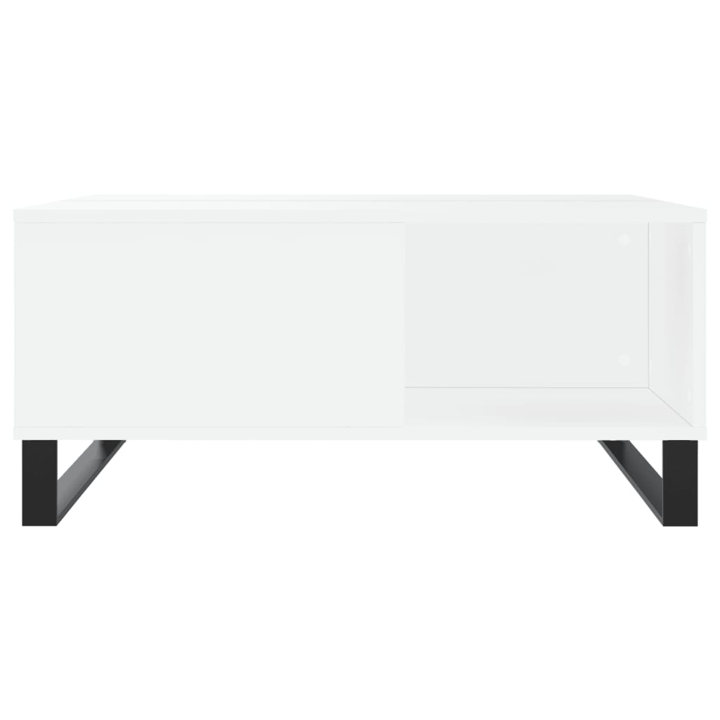 Konferenční Stolek Bílý 80 X 80 X 36,5 Cm Kompozitní Dřevo