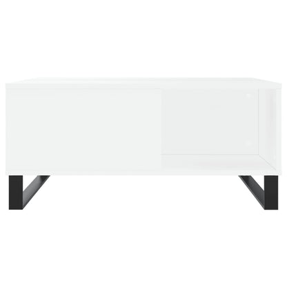 Konferenční Stolek Bílý 80 X 80 X 36,5 Cm Kompozitní Dřevo