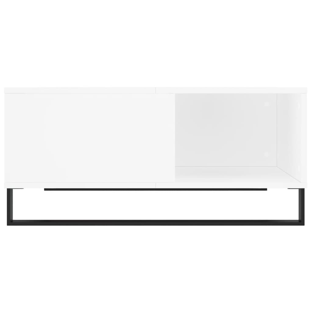 Konferenční Stolek Bílý 80 X 80 X 36,5 Cm Kompozitní Dřevo