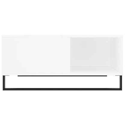 Konferenční Stolek Bílý 80 X 80 X 36,5 Cm Kompozitní Dřevo