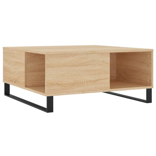 Konferenční Stolek Dub Sonoma 80X80X36,5 Cm Kompozitní Dřevo