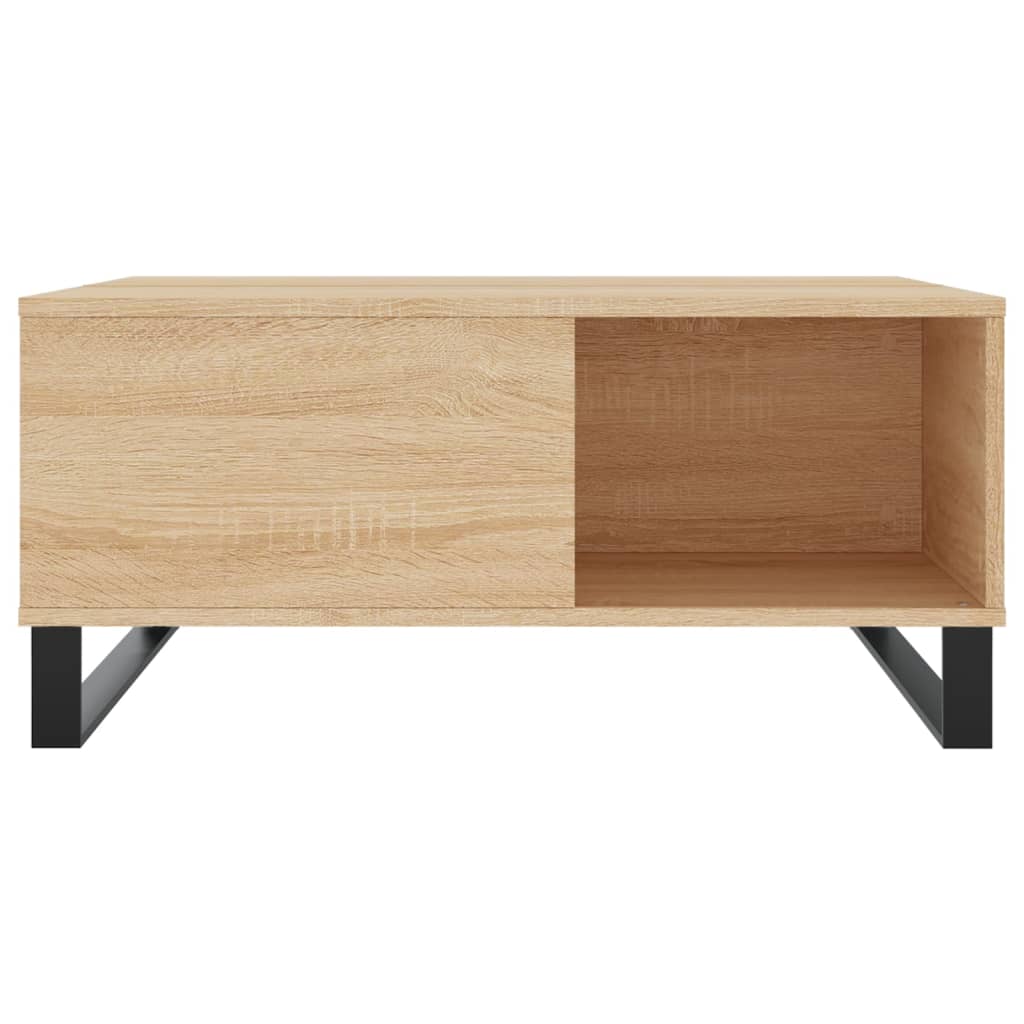 Konferenční Stolek Dub Sonoma 80X80X36,5 Cm Kompozitní Dřevo