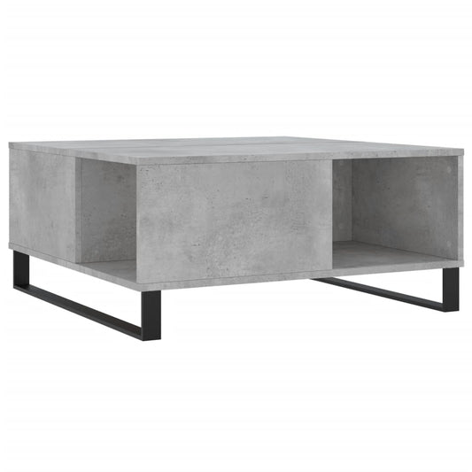 Konferenční Stolek Betonově Šedý 80X80X36,5 Cm Kompozitní Dřevo