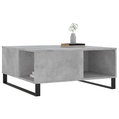 Konferenční Stolek Betonově Šedý 80X80X36,5 Cm Kompozitní Dřevo
