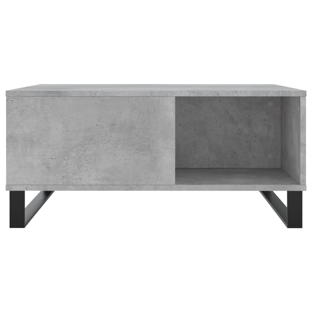 Konferenční Stolek Betonově Šedý 80X80X36,5 Cm Kompozitní Dřevo