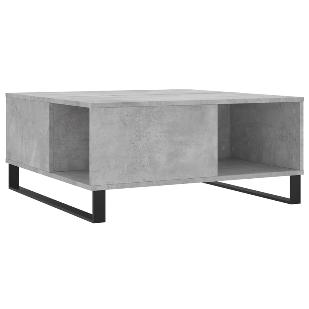 Konferenční Stolek Betonově Šedý 80X80X36,5 Cm Kompozitní Dřevo