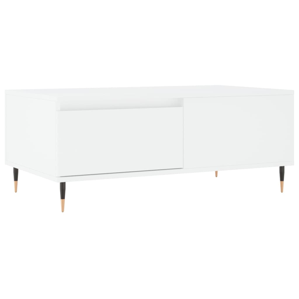 Konferenční Stolek Bílý 90 X 50 X 36,5 Cm Kompozitní Dřevo