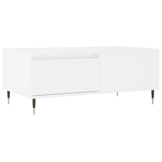 Konferenční Stolek Bílý 90 X 50 X 36,5 Cm Kompozitní Dřevo