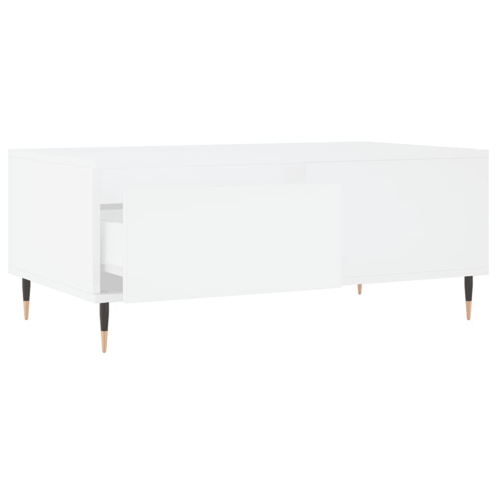 Konferenční Stolek Bílý 90 X 50 X 36,5 Cm Kompozitní Dřevo