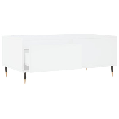 Konferenční Stolek Bílý 90 X 50 X 36,5 Cm Kompozitní Dřevo