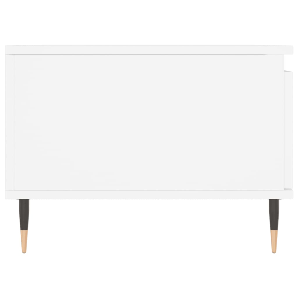 Konferenční Stolek Bílý 90 X 50 X 36,5 Cm Kompozitní Dřevo