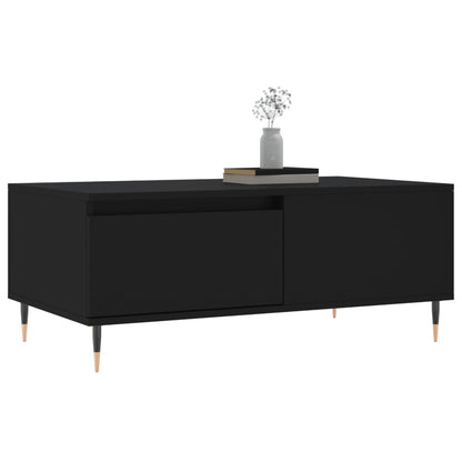 Konferenční Stolek Černý 90X50X36,5 Cm Kompozitní Dřevo