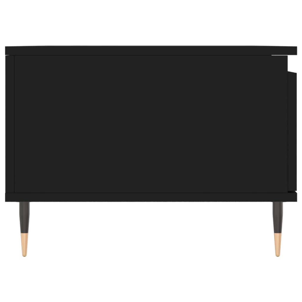 Konferenční Stolek Černý 90X50X36,5 Cm Kompozitní Dřevo