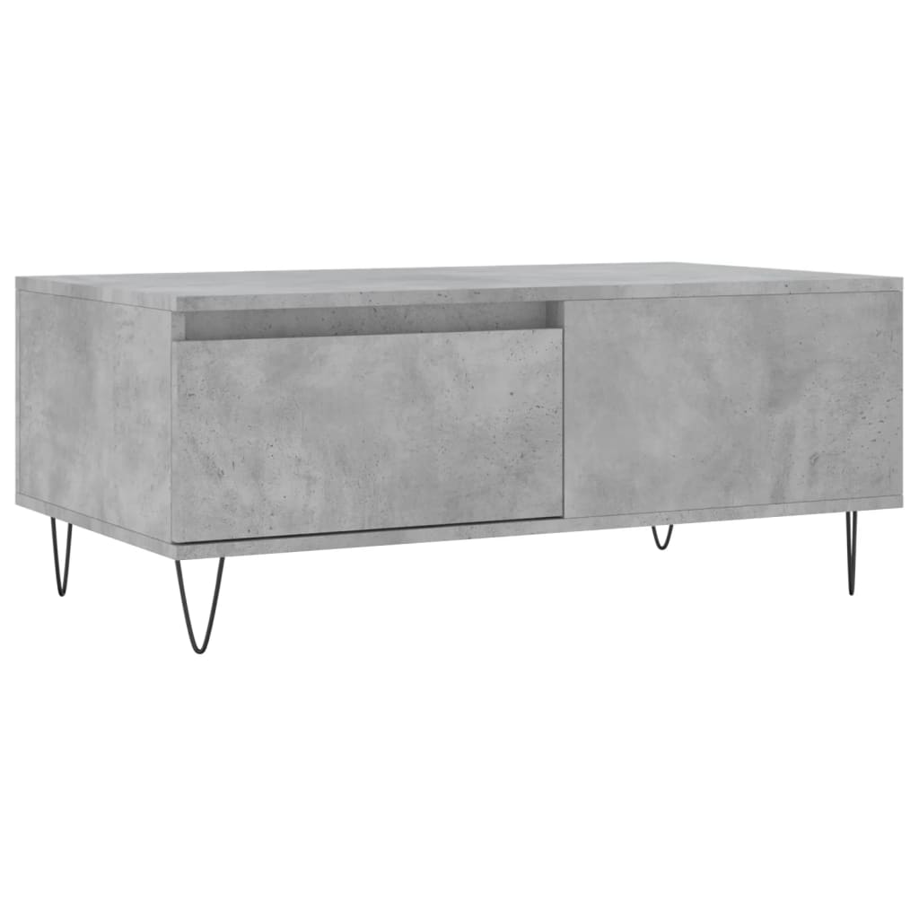 Konferenční Stolek Betonově Šedý 90X50X36,5 Cm Kompozitní Dřevo