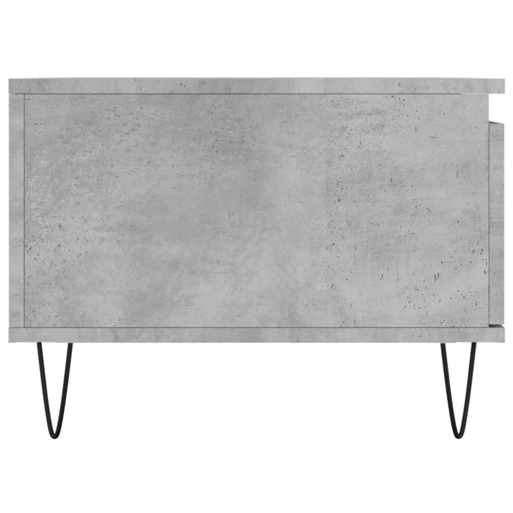 Konferenční Stolek Betonově Šedý 90X50X36,5 Cm Kompozitní Dřevo